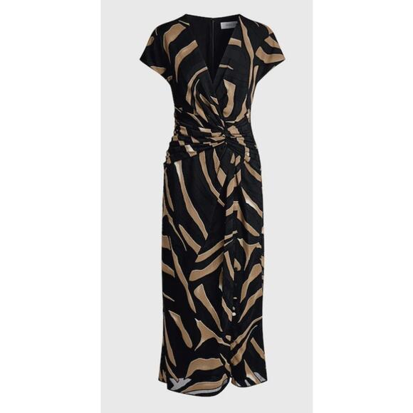 Prabal Gurung Animal Print Wrapped Maxi Dress Size 4 New with Tags - Picture 2 of 10
